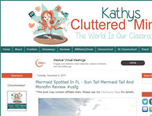 Tablet Screenshot of kathysclutteredmind.com